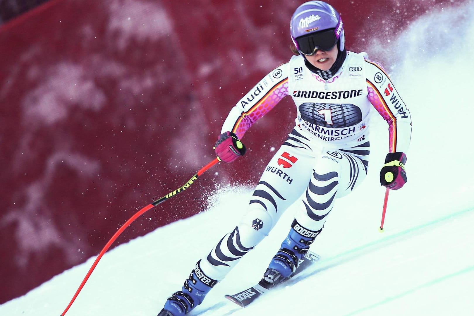 Viktoria Rebensburg überzeugte in Garmisch.