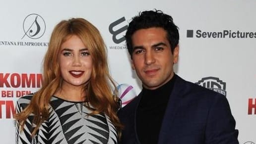 Palina Rojinski und Elyas M'Barek.