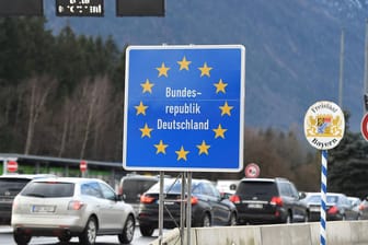 Grenzkontrollen an der deutsch-österreichischen Grenze.