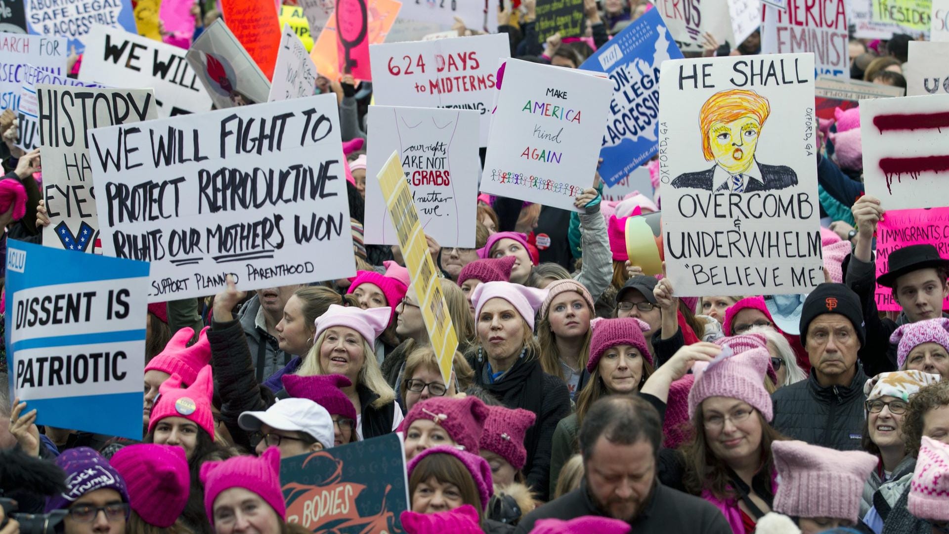 Bei der Hauptdemonstration in der US-Hauptstadt Washington werden bis zu 500.000 Teilnehmer erwartet. Bei der Hauptdemonstration in der US-Hauptstadt Washington werden bis zu 500.000 Teilnehmer erwartet.