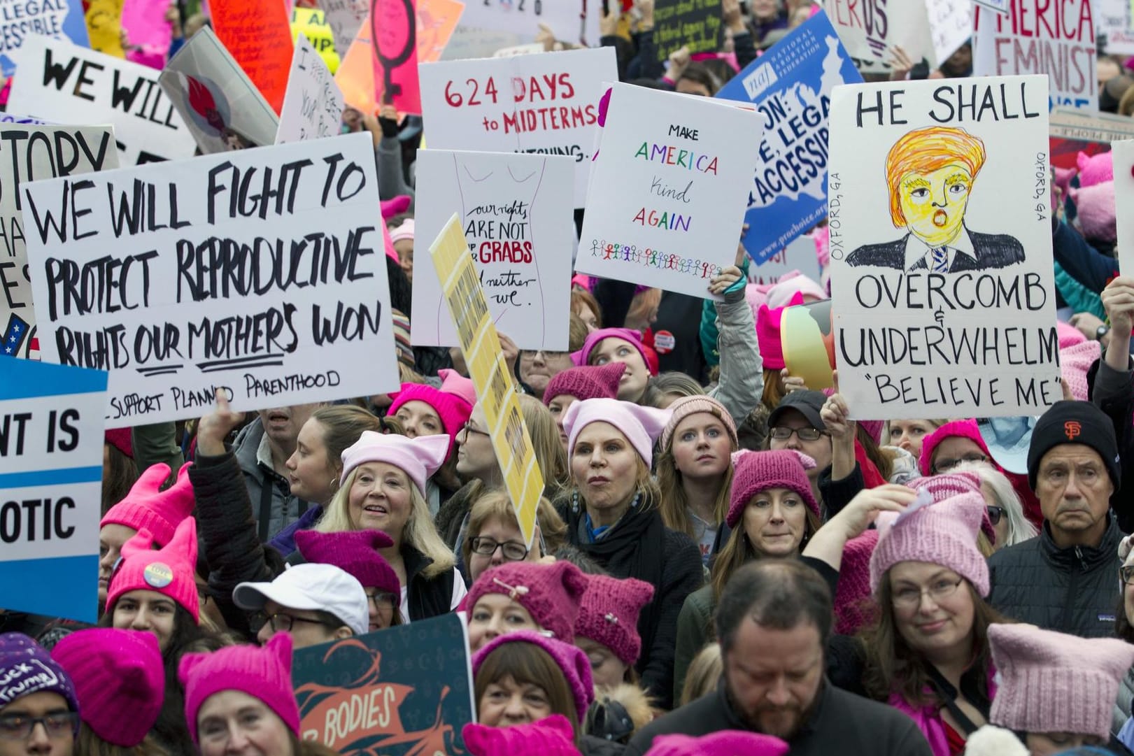 Bei der Hauptdemonstration in der US-Hauptstadt Washington werden bis zu 500.000 Teilnehmer erwartet.