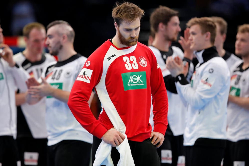 Enttäuschung pur: Torwart Andreas Wolff war niedergeschlagen nach dem WM-aus der deutschen Handballer.