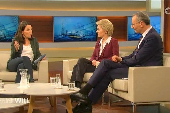 Anne Will zum Thema Donald Trump.