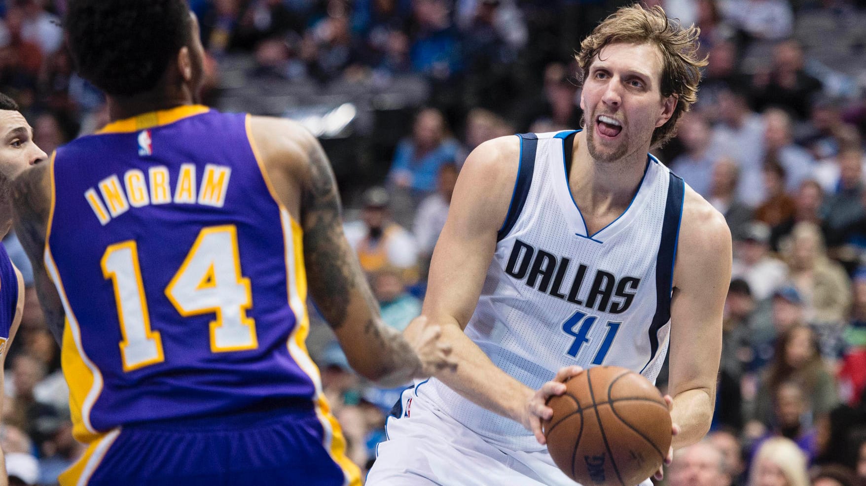 Dirk Nowitzki erwischte mit den Dallas Mavericks einen echten Sahnetag.