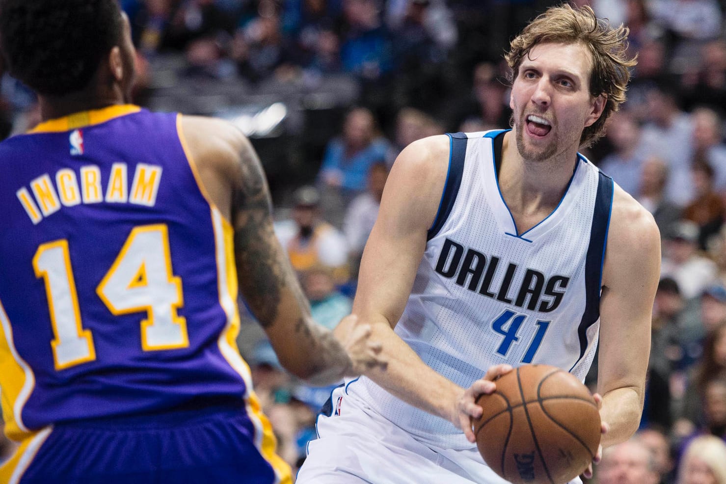 Dirk Nowitzki erwischte mit den Dallas Mavericks einen echten Sahnetag.