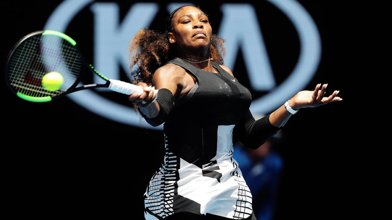 Serena Williams ist bei den Australian Open 2017 noch ohne Satzverlust.