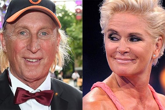 Otto Waalkes und Claudia Effenberg