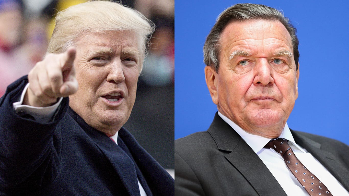 Trump sorgt mit seinem Verhalten für Verunsicherung, doch Schröder rät zu Gelassenheit.