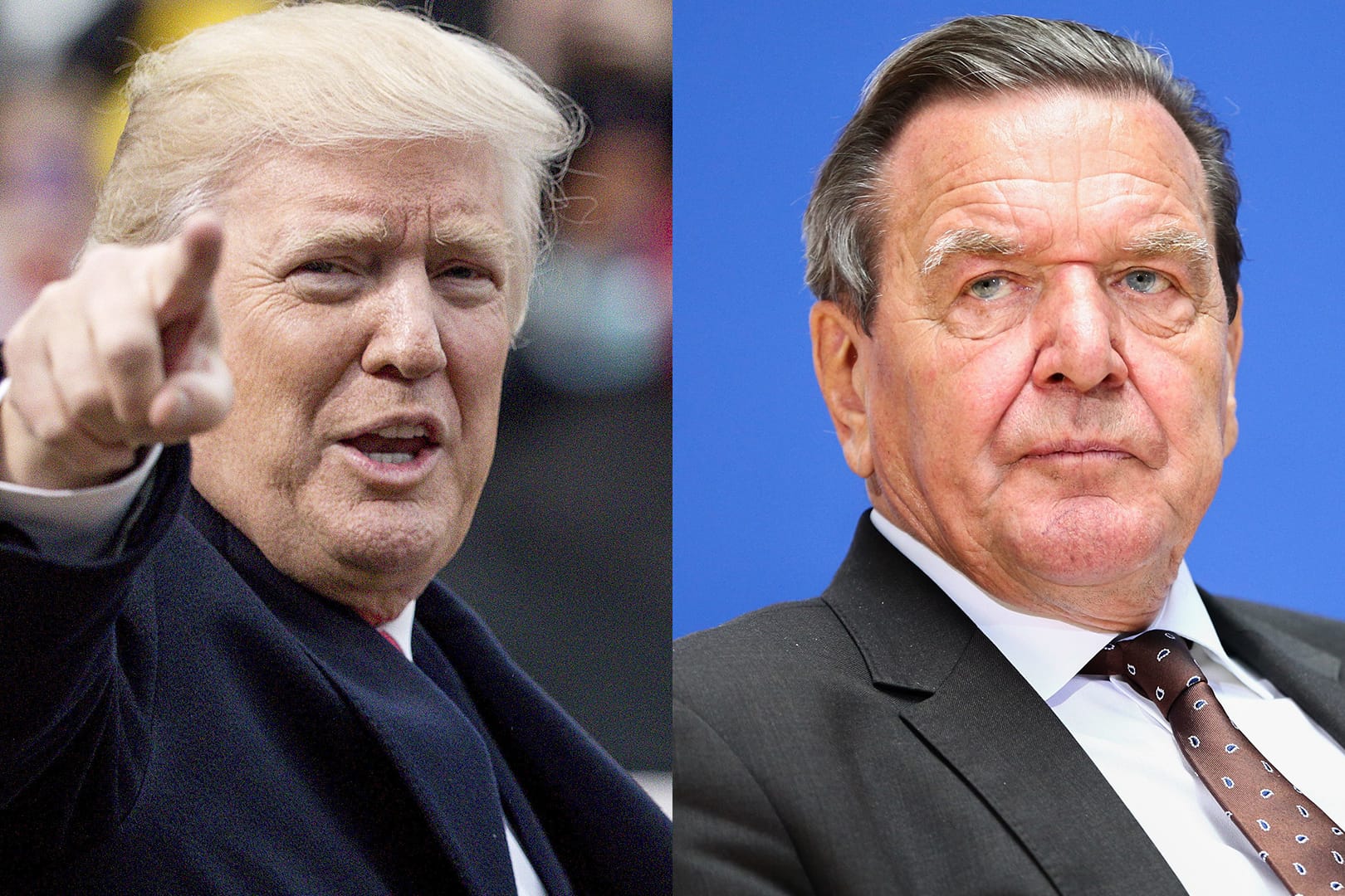 Trump sorgt mit seinem Verhalten für Verunsicherung, doch Schröder rät zu Gelassenheit.
