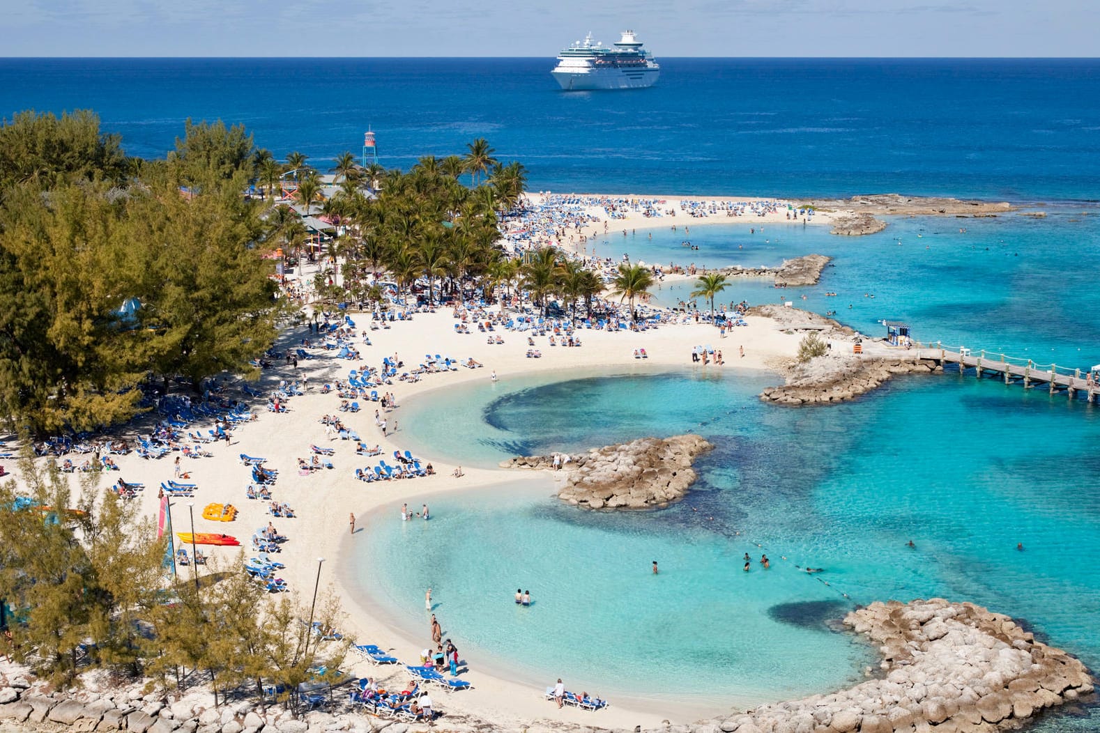 Coco Cay ist die zweite Privatinsel von Royal Caribbean.