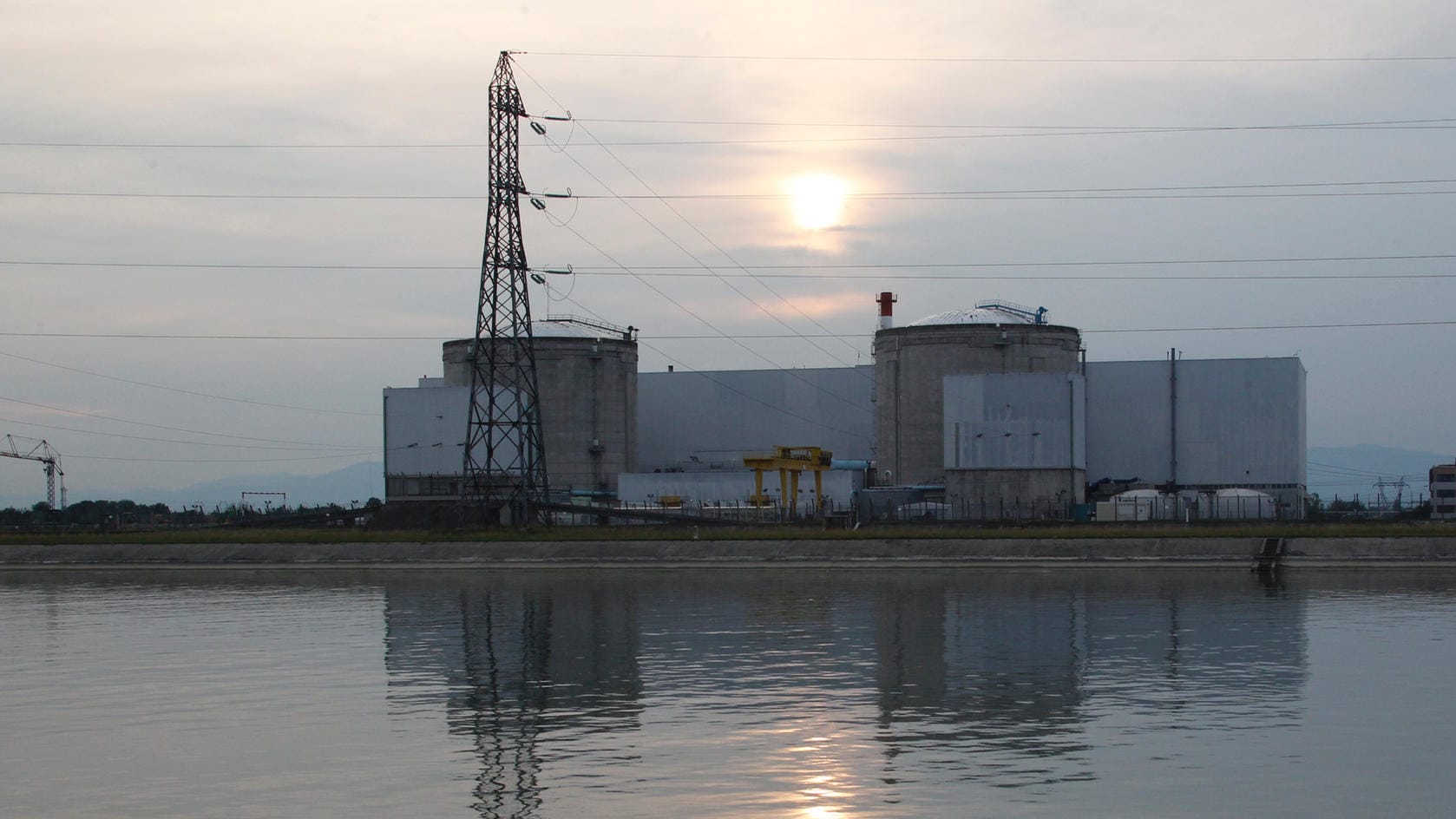 Das Atomkraftwerk Fessenheim an der deutsch-französischen Grenze.