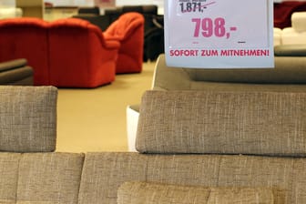 Im deutschen Möbelhandel tobt die Rabatt-Schlacht scheinbar permanent. Symbolbild.