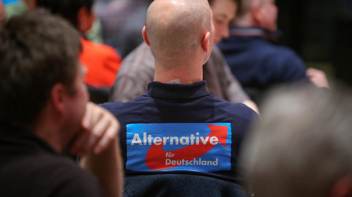 Wahlkampfveranstaltung der AfD in Rheinland-Pfalz.