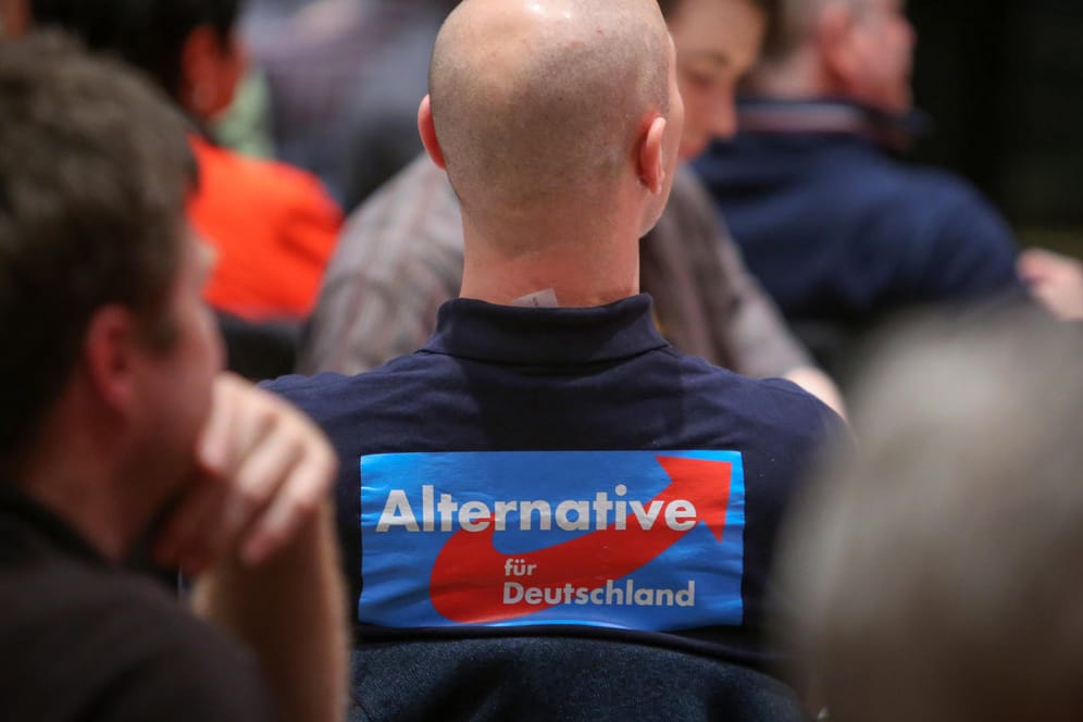 Wahlkampfveranstaltung der AfD in Rheinland-Pfalz.