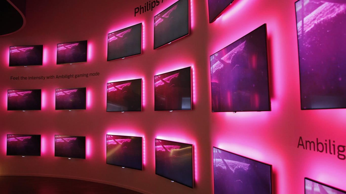 Werbung auf Fernsehern der Marke Philips sollen auch für den Hersteller lukrativ werden.