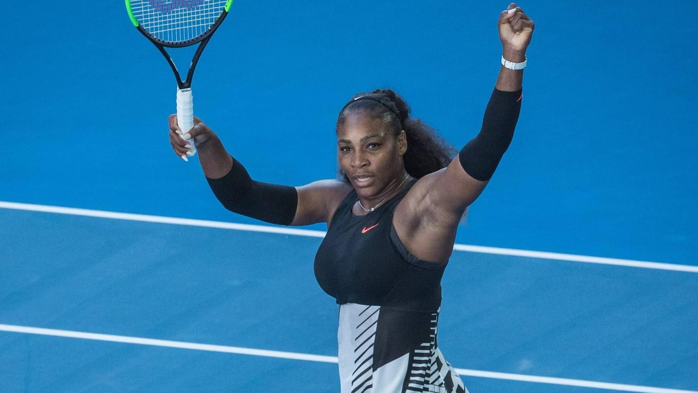 Serena Williams nach ihrem Finaleinzug
