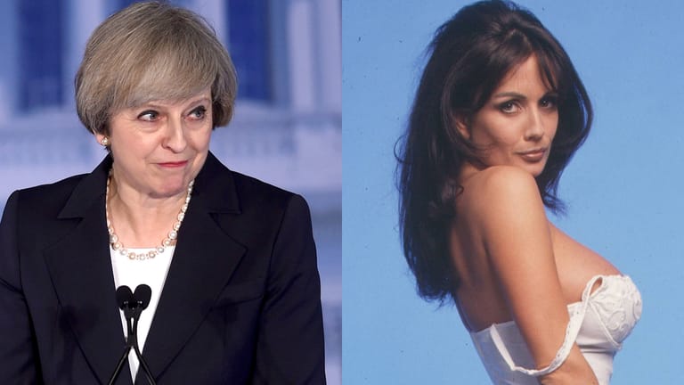 Ein kleiner, aber feiner Unterschied: Theresa May (li.) und Teresa May.