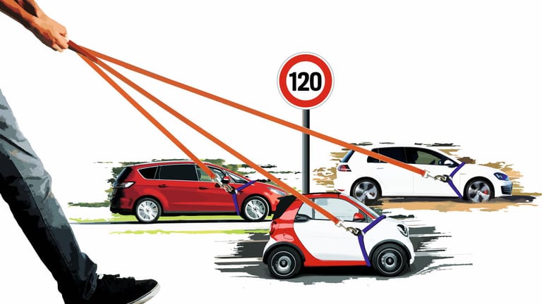 Keine Tempoverstöße mehr: Geschwindigkeitsbegrenzer sollen Autofahrer bald an die kurze Leine nehmen.