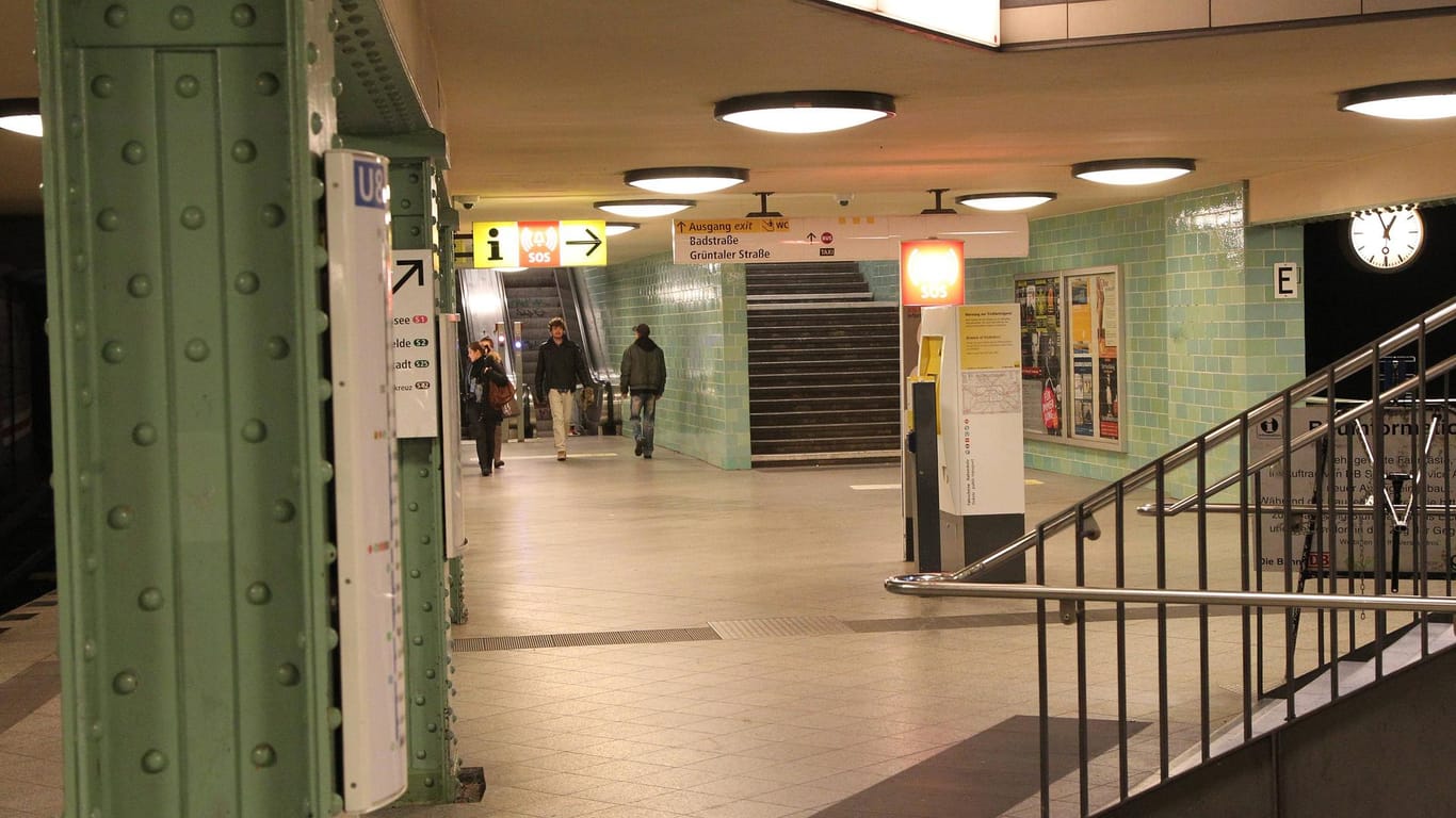 Der U-Bahnhof Gesundbrunnen in Berlin.