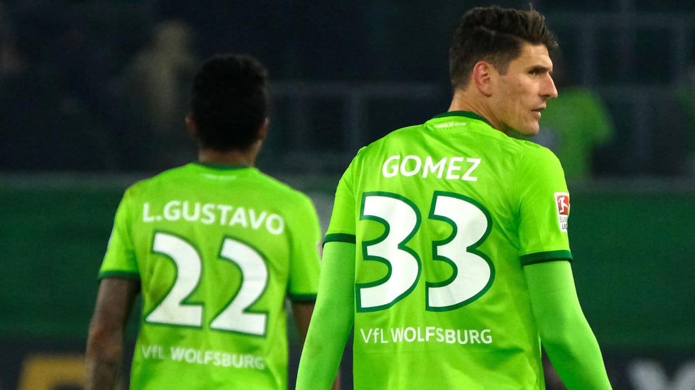 Mario Gomez war nach dem Spiel gegen Augsburg ordentlich bedient.