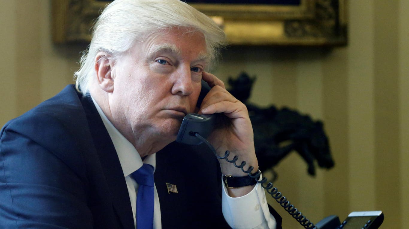 US-Präsident Donald Trump telefonierte am Samstag mit mehreren Staatschefs.