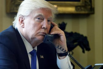 US-Präsident Donald Trump telefonierte am Samstag mit mehreren Staatschefs.