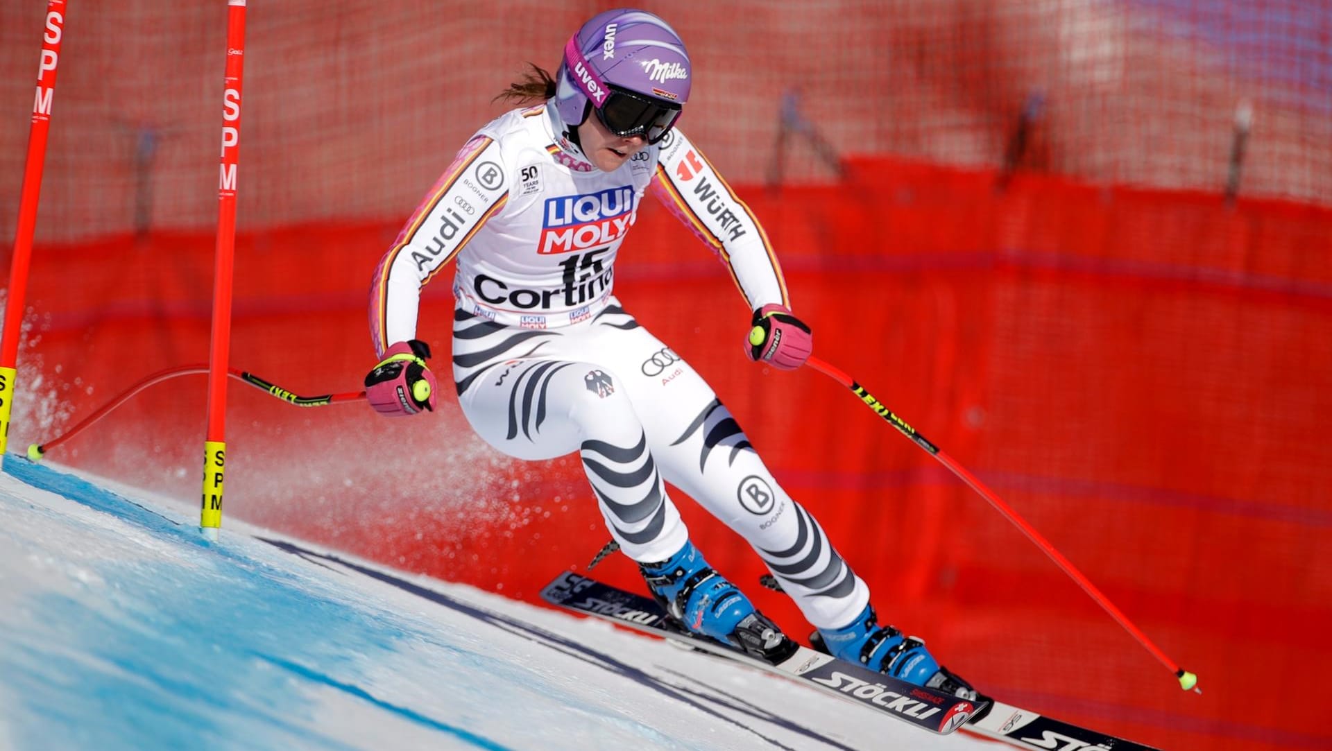 Für Viktoria Rebensburg endete der Super-G in Cortina d'Ampezzo ohne Podestplatz.