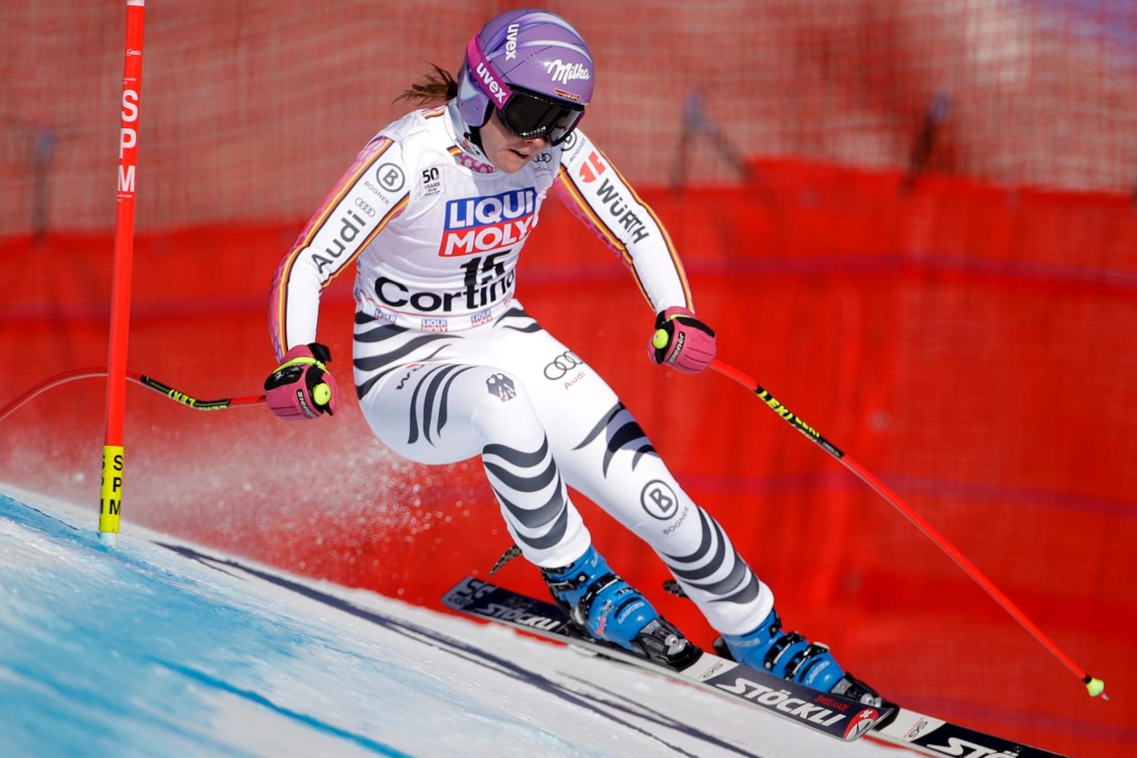 Für Viktoria Rebensburg endete der Super-G in Cortina d'Ampezzo ohne Podestplatz.