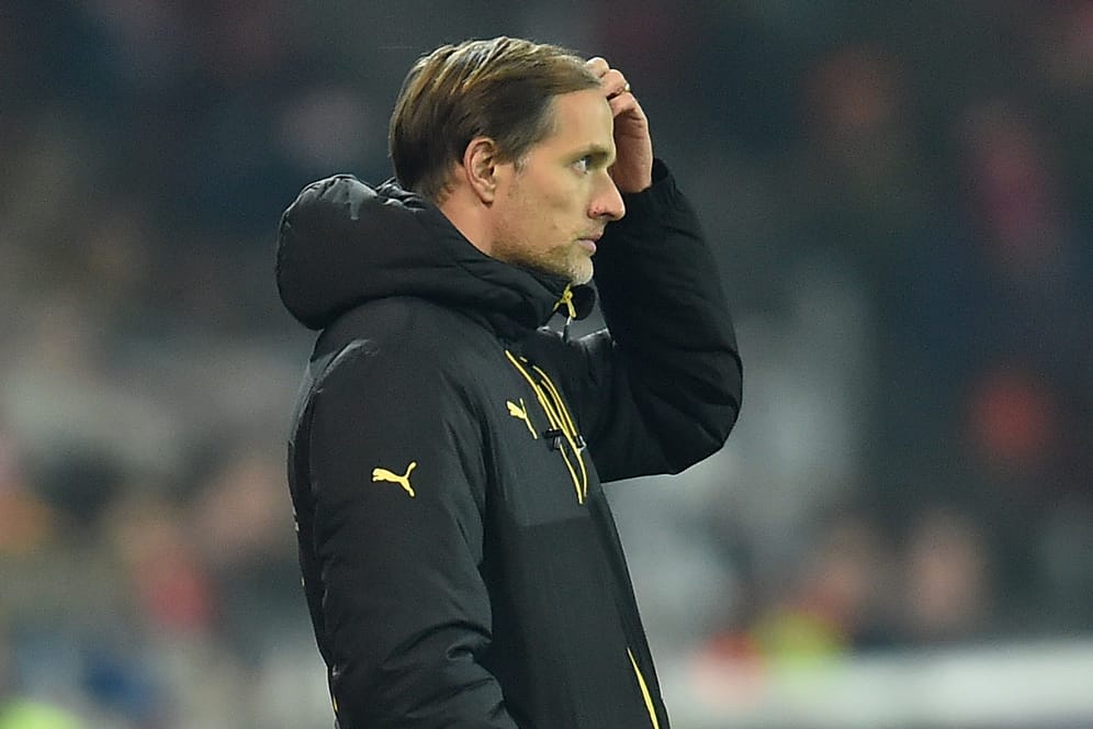 Borussia Dortmunds Trainer Thomas Tuchel ist mit dem Remis in Mainz unzufrieden.