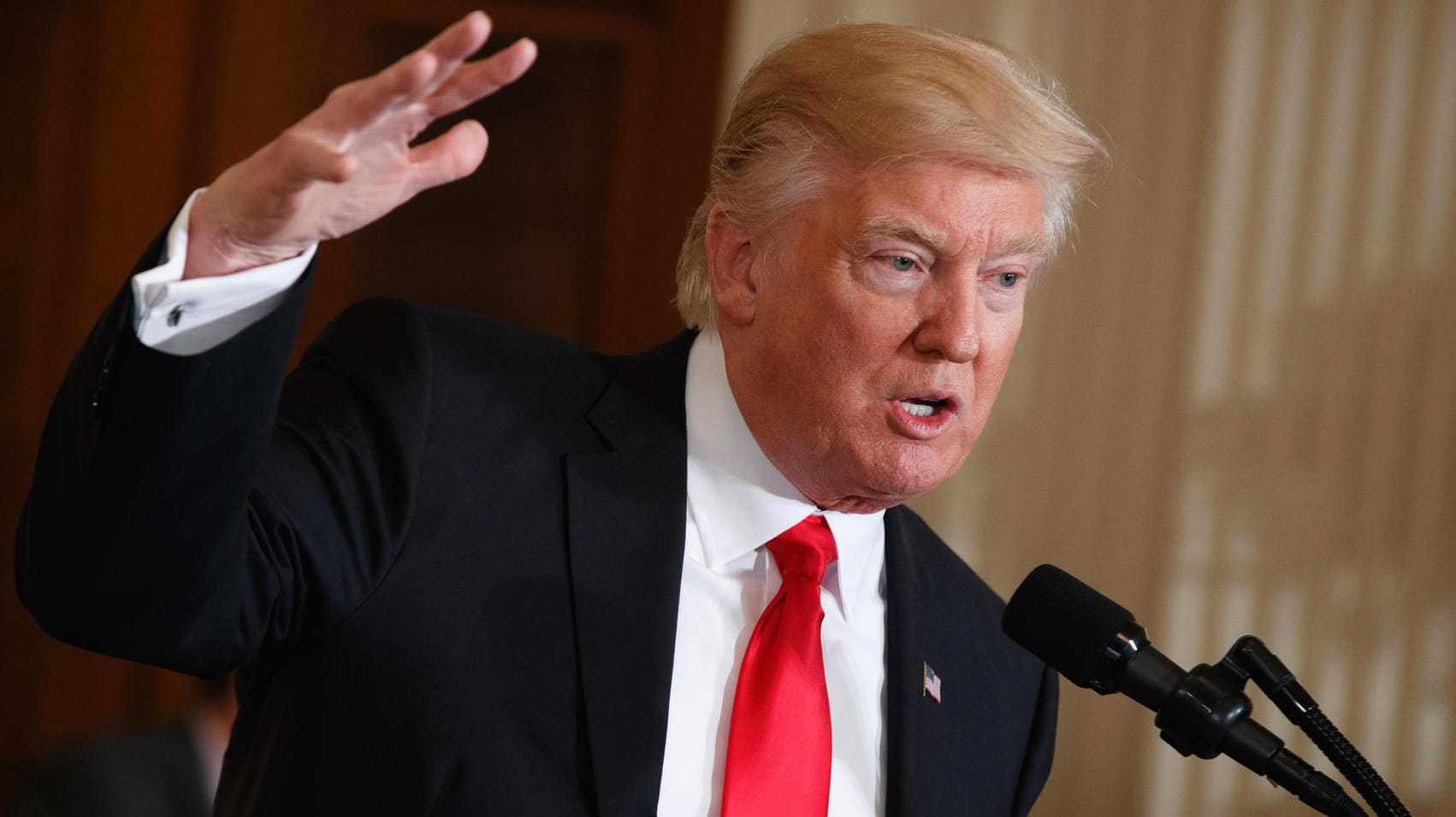 US-Präsident Donald Trump sucht die Schuld mal wieder bei den Medien.