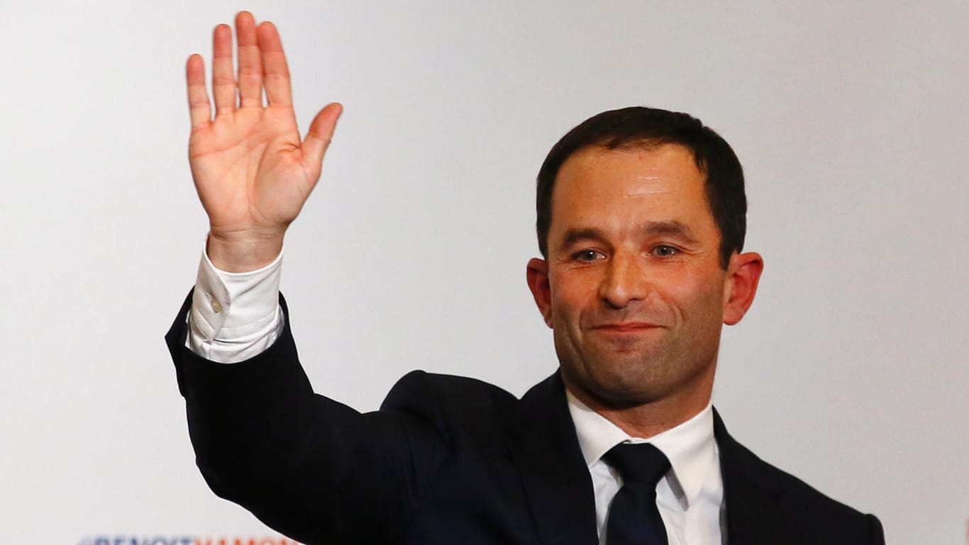 Benoît Hamon hat sich parteiintern gegen Manuel Valls durchgesetzt.