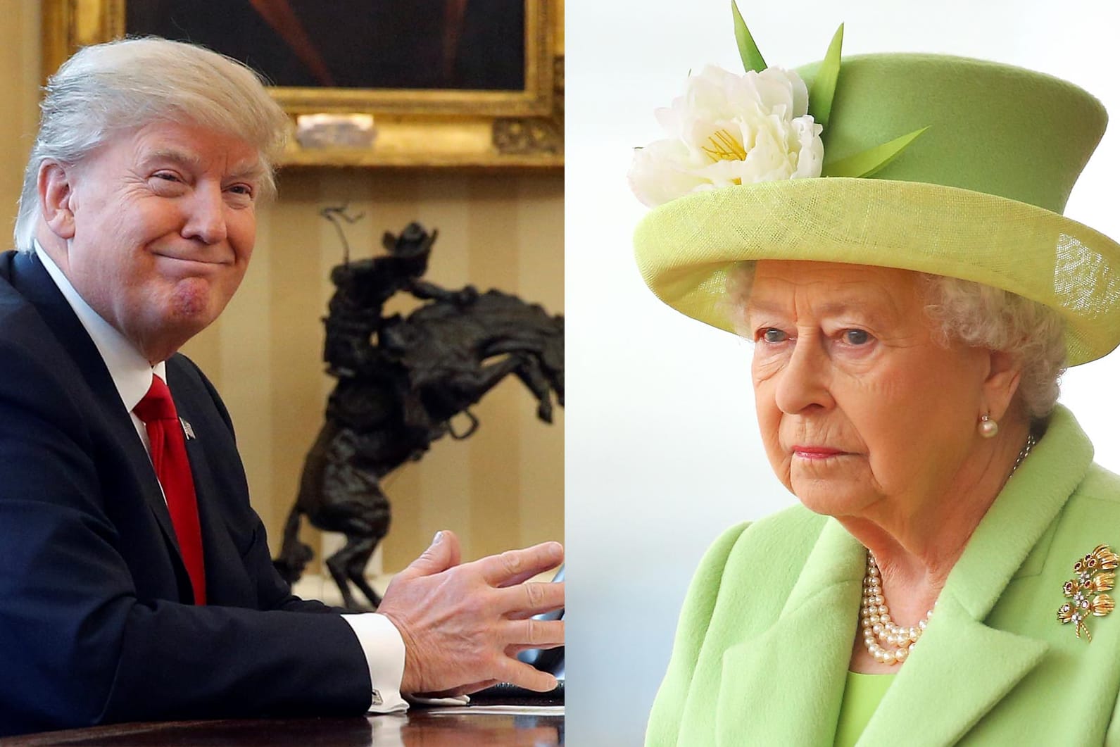 Zu vulgär für die Queen? So denken jedenfalls viele Briten über US-Präsident Donald Trump.