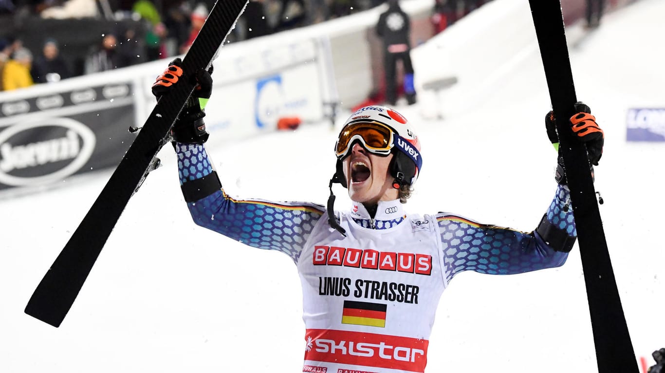 So sehen Sieger aus: Linus Straßer nach seinem Erfolg in Stockholm.