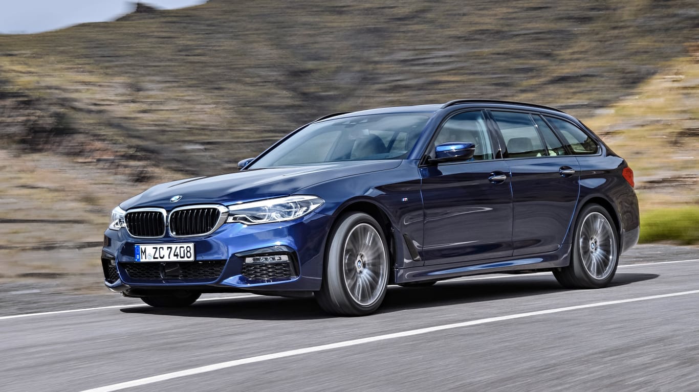 Neuer BMW 5er Touring feiert Premiere in Genf.