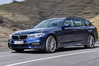 Neuer BMW 5er Touring feiert Premiere in Genf.