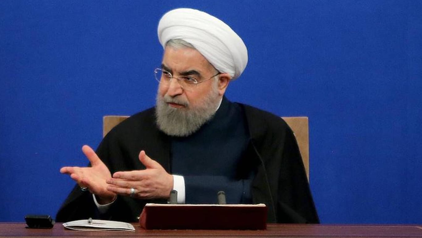 Irans Präsident Hassan Ruhani: Politik ist "Neuland" für Trump.