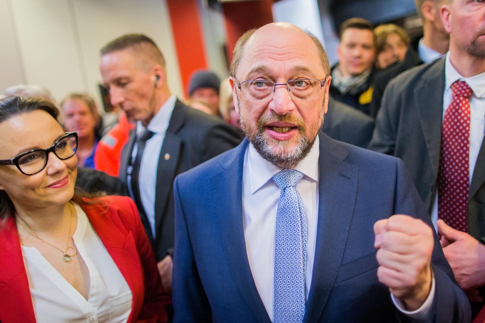 Martin Schulz führt die lange Zeit schwächelnden Sozialdemokraten als Spitzenkandidat in die Bundestagswahl.