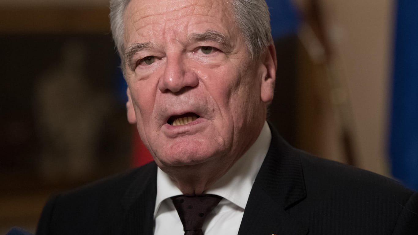 Bundespräsident Joachim Gauck formuliert ein klares deutschen Bekenntnis zu Europa.