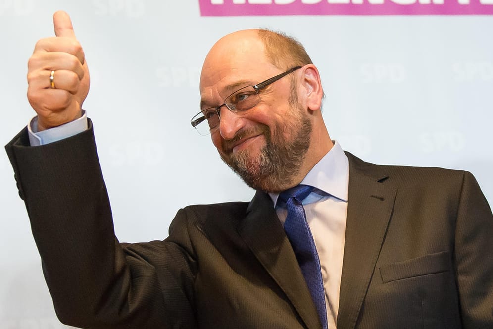 Martin Schulz auf einer SPD-Veranstaltung am Wochenende in Hessen.
