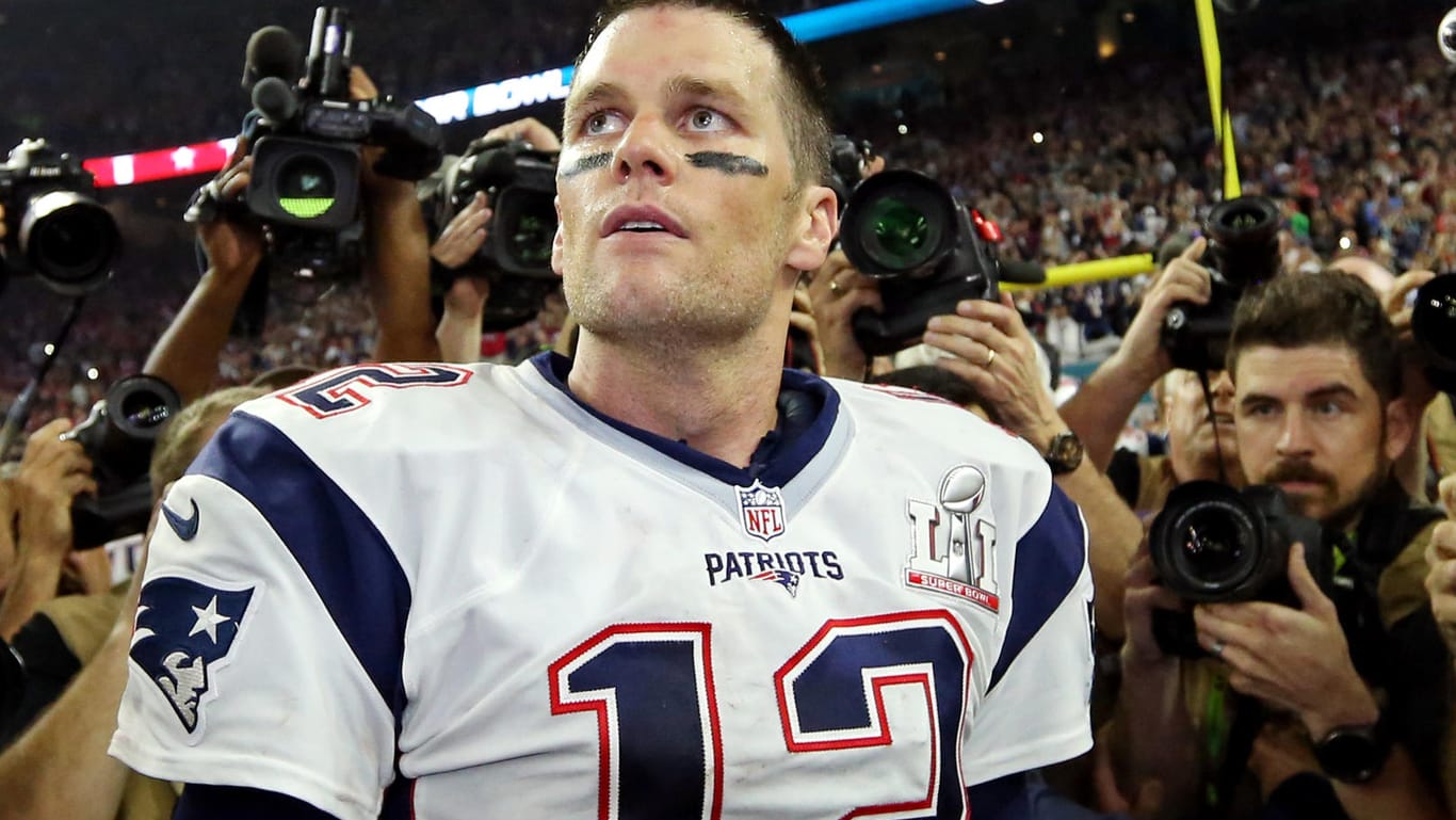 Bad in der Menge: Patriots-Superstar Tom Brady nach dem Triumph im Super Bowl.