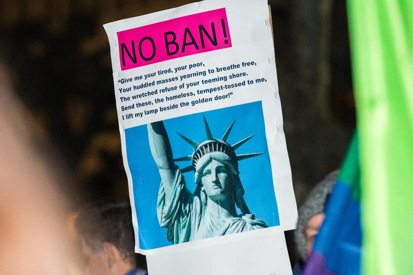 Proteste gegen den von Trump verhängten Einreisestopp.