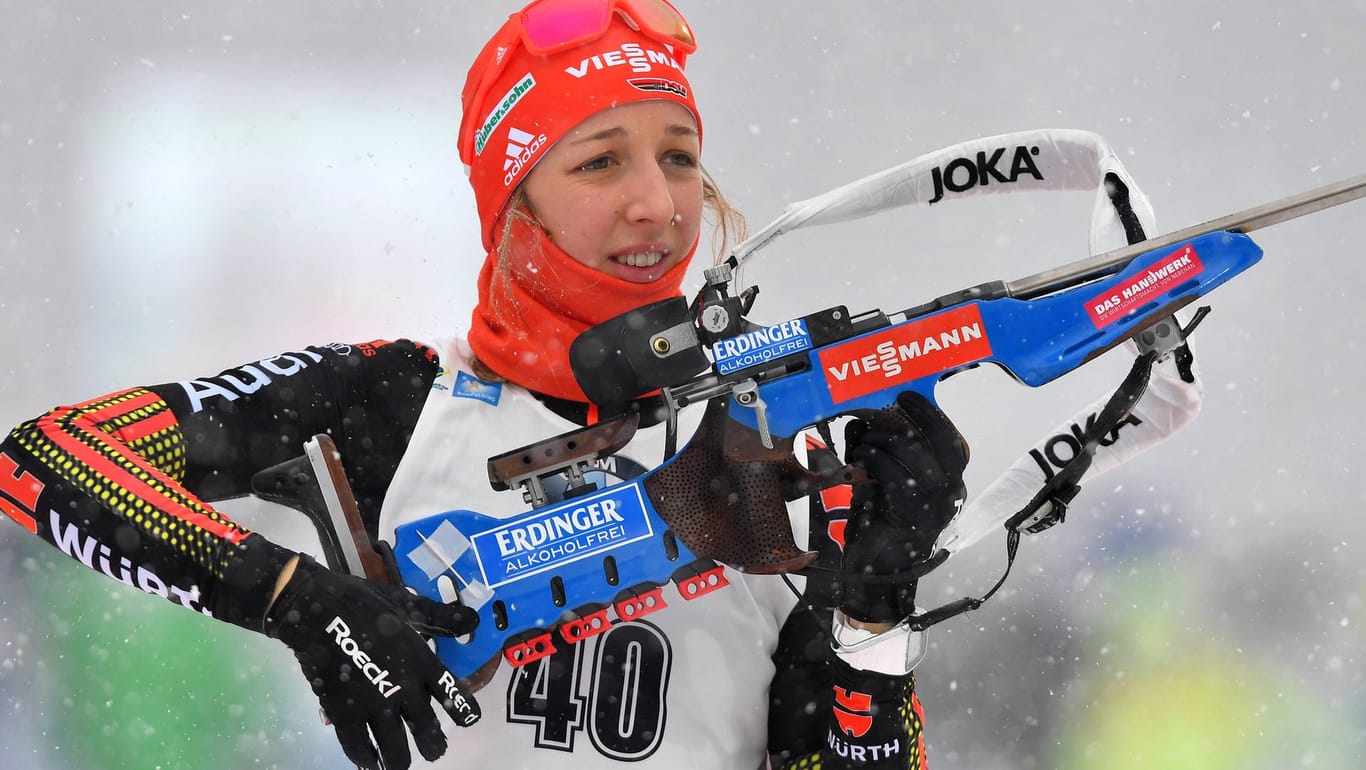Franziska Preuß muss auf einen Einsatz bei der Biathlon-WM 2017 verzichten.
