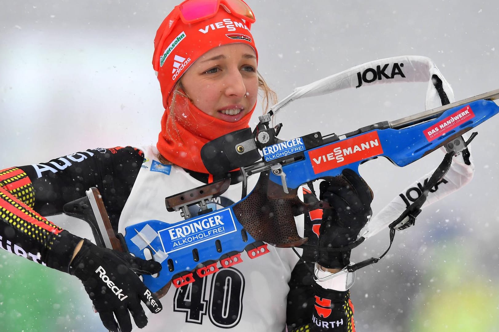 Franziska Preuß muss auf einen Einsatz bei der Biathlon-WM 2017 verzichten.