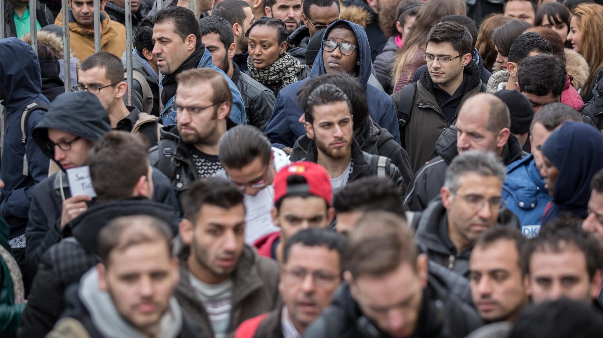 Flüchtlinge in Berlin.