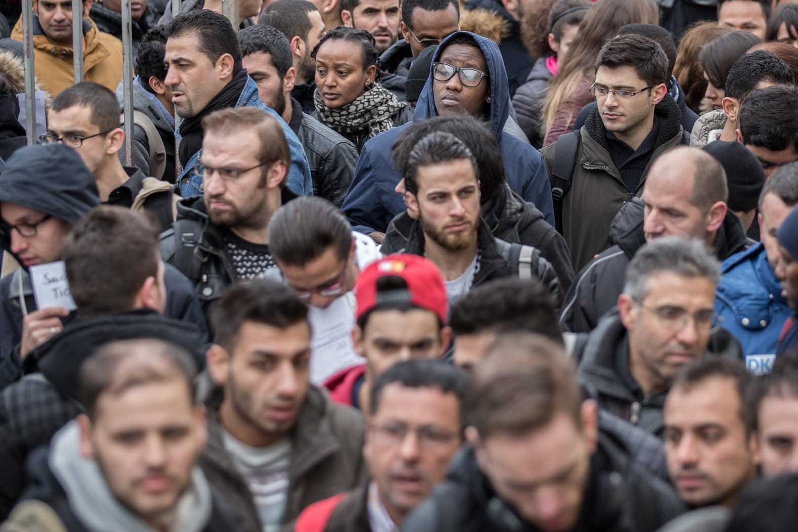 Flüchtlinge in Berlin.