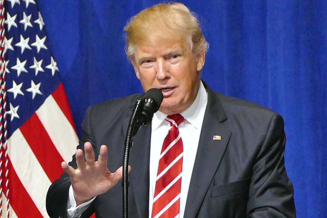 Legt sich mal wieder mit den Medien an: US-Präsident Donald Trump.