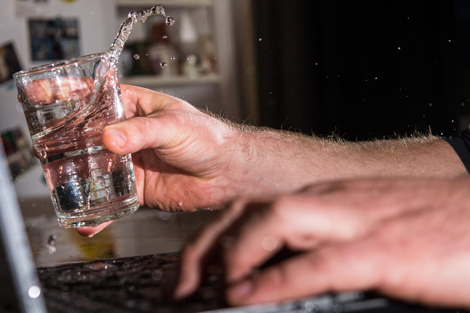 Was tun, wenn das Notebook baden geht?