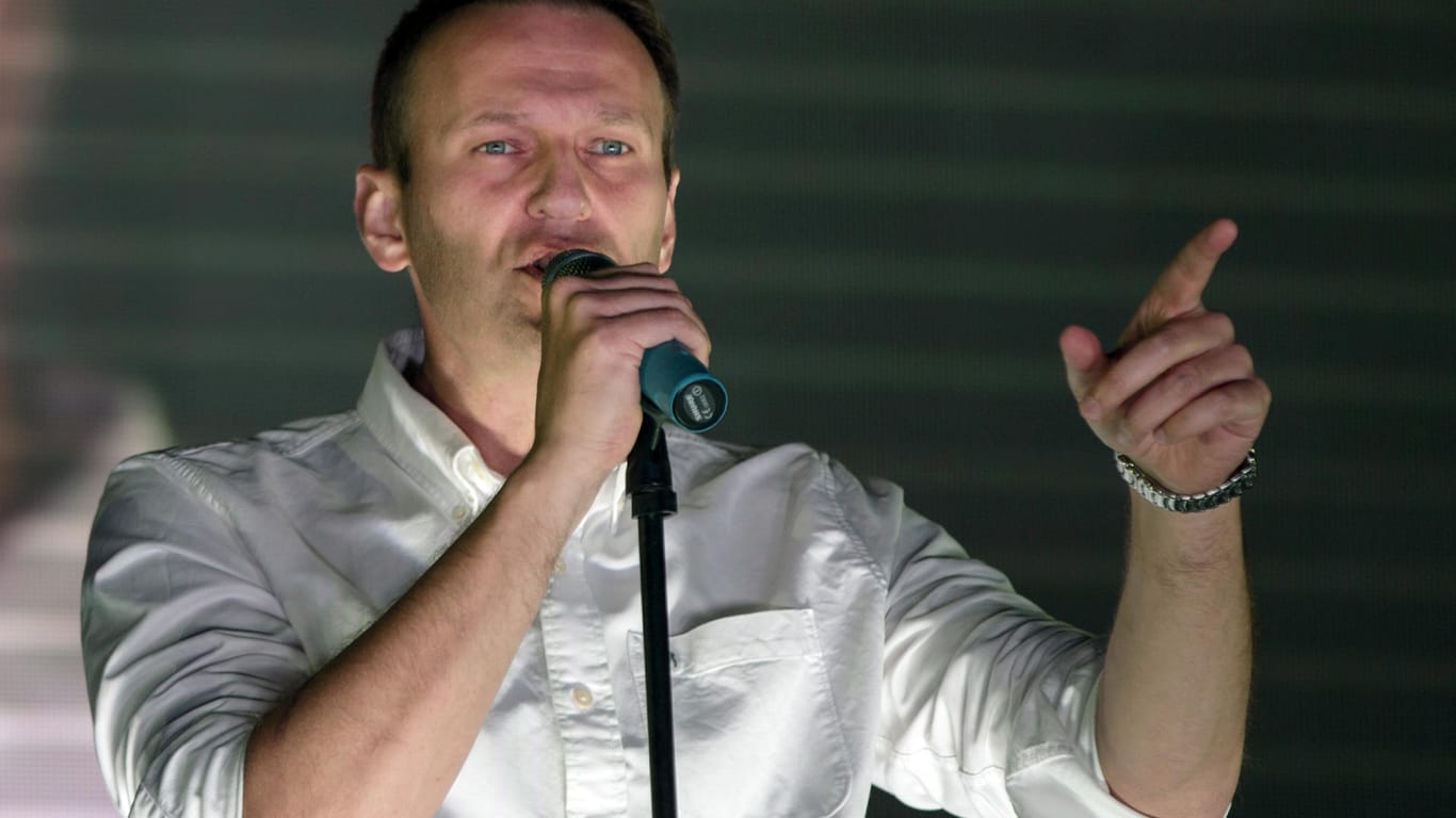 Der russsische Oppositionspolitiker Alexej Nawalny gilt als einer der schärfsten Kritiker von Präsident Wladimir Putin.