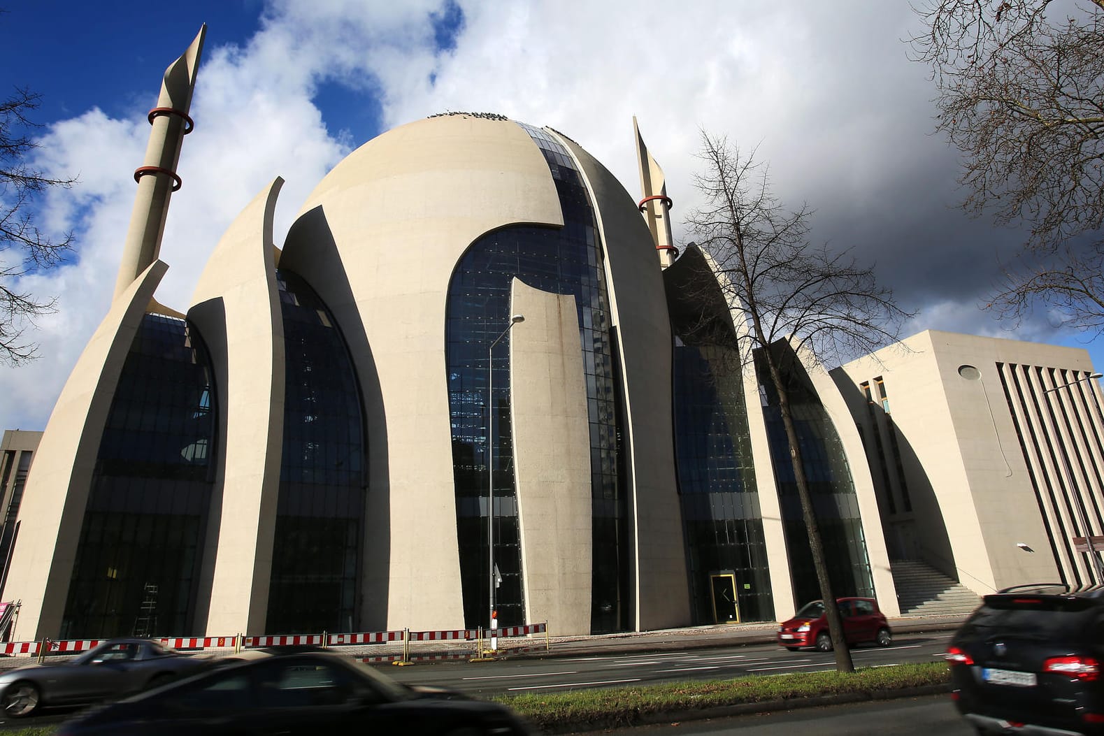 Neubau der Moschee in Köln.