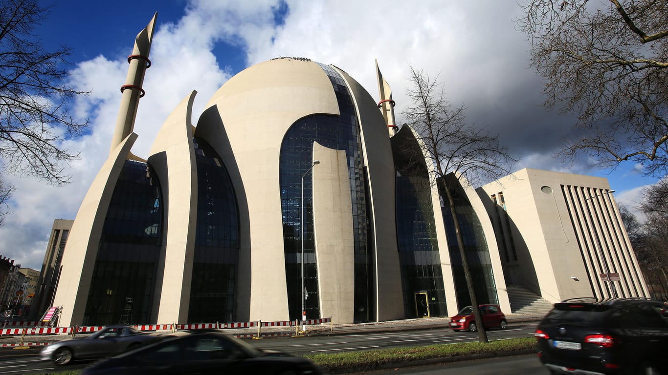 Neubau der Moschee in Köln.